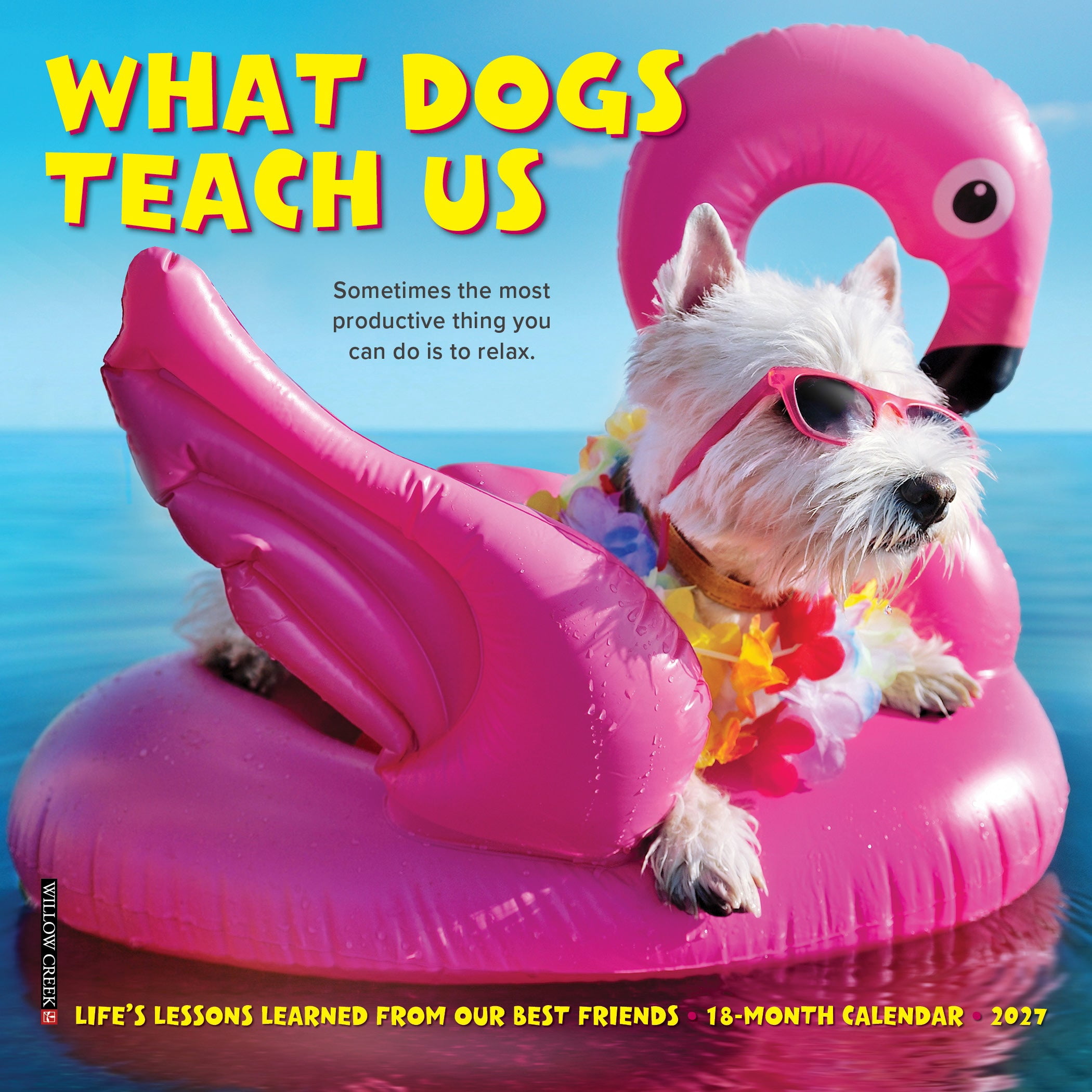 Willow Creek Press, What Dogs Teach Us 2027 Mini Wall Calendar