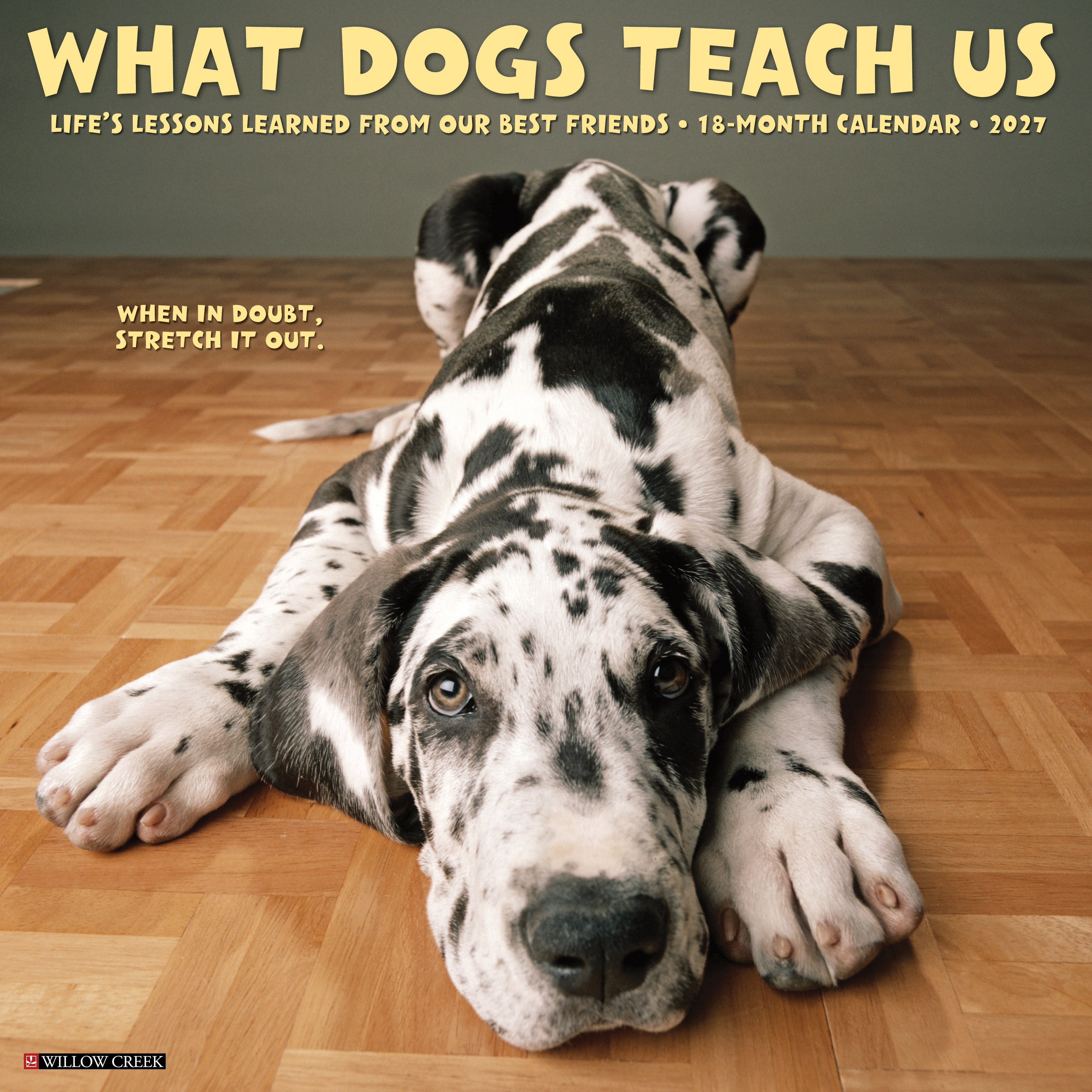 Willow Creek Press, What Dogs Teach Us 2027 Wall Calendar