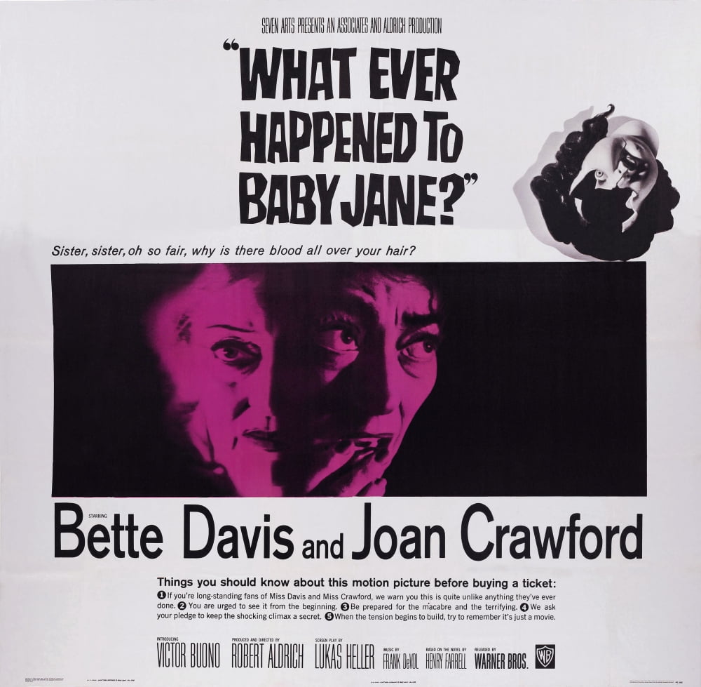What Ever Happened To Baby Jane Canvas Art - (28 x 22)