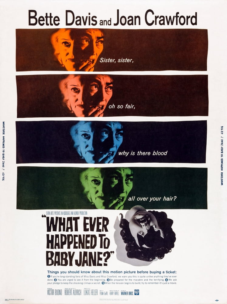 What Ever Happened To Baby Jane U Canvas Art - (11 x 17)