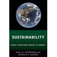 thumbnail image 1 of Pre-Owned Sustainability: What Everyone Needs to Know(r) (Paperback) 0190883235 9780190883232, 1 of 1