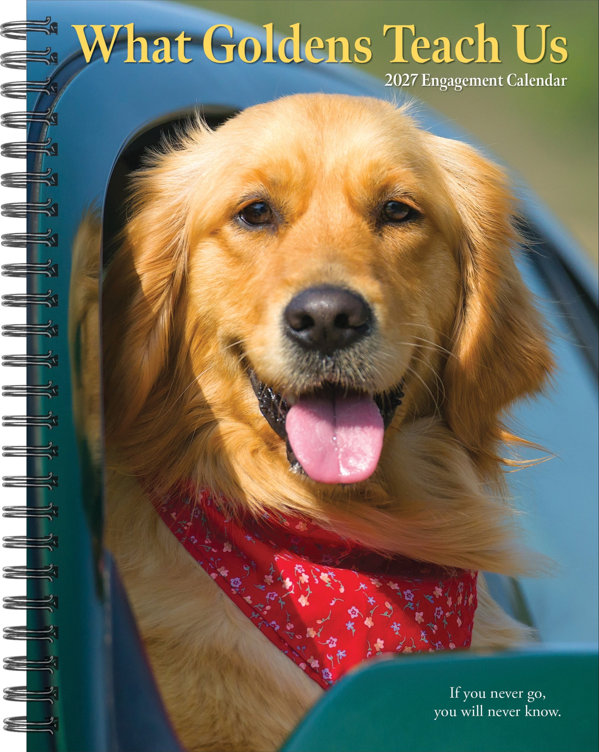 Willow Creek Press, What Goldens Teach Us 2027 Engagement Calendar