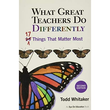 Pre-Owned What Great Teachers Do Differently: 17 Things That Matter Most (Paperback) 1596671998 9781596671997