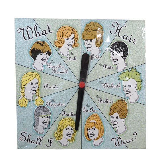 What Hair Shall I Wear?  Novelty Decision Spinner