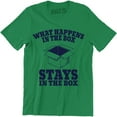 thumbnail image 1 of What Happens In The Box Stays In The Box - Funny Men's T-Shirt, 1 of 4