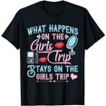 thumbnail image 1 of What Happens On The Girls Trip Stays Funny Girls Vacation T-Shirt, 1 of 5
