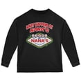 thumbnail image 1 of What Happens Stays at Nana's Toddler Long Sleeve T Shirt Black 2T, 1 of 1