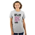thumbnail image 1 of What I Look For In Guys Corgi Lover Women's Graphic T Shirt Tees Brisco Brands S, 1 of 5