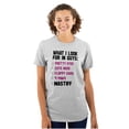 thumbnail image 1 of What I Look In Guys Mastiff Dog Lover Women's Graphic T Shirt Tees Brisco Brands S, 1 of 5