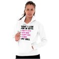 thumbnail image 1 of What I Look In Guys Pit Bull Dog Lady Women Plus Size Graphic Pullover Hoodie Brisco Brands 4X, 1 of 4