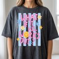 thumbnail image 1 of What If It All Works Out Shirt | Mental Health Matters T-Shirt | Positive Quotes Tee | Retro Smiley Face Aesthetic Top | Trendy Y2K Graphic Tee, 1 of 5