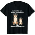 thumbnail image 1 of What Is Better Than A Bernese - Two Bernese Mountain Dog T-Shirt, 1 of 3