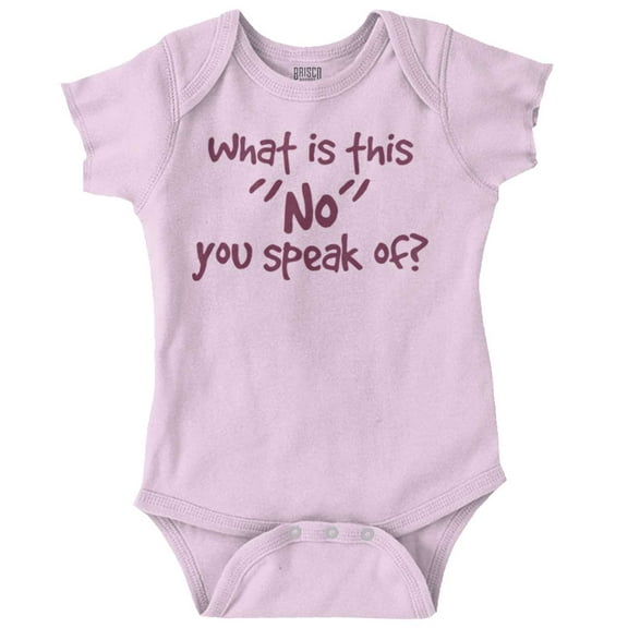 What Is This No You Speak Of Spoiled Romper Boys or Girls Infant Baby Brisco Brands 6M
