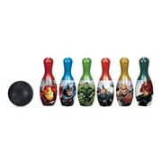 What Kids Want Avengers Bowling Ball Accessory Set w/6 Pins/1 Bowling Ball Pack