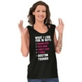 thumbnail image 1 of What Look In Guys Boston Terrier Dog Womens Plus Size Graphic Tank Top Brisco Brands 2X, 1 of 5
