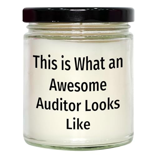 What Makes an Awesome Auditor? - 9oz Vanilla Soy Candle, Inspirational Gift for Graduation