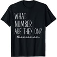 thumbnail image 1 of What Number Are They On? Funny Cheer Dance Mom T-Shirt, 1 of 4