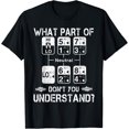 thumbnail image 1 of What Part Dont You Understand Trucker Driver Gift T-Shirt mens t shirt，black，women，funny，misfits，men，journey, 1 of 4
