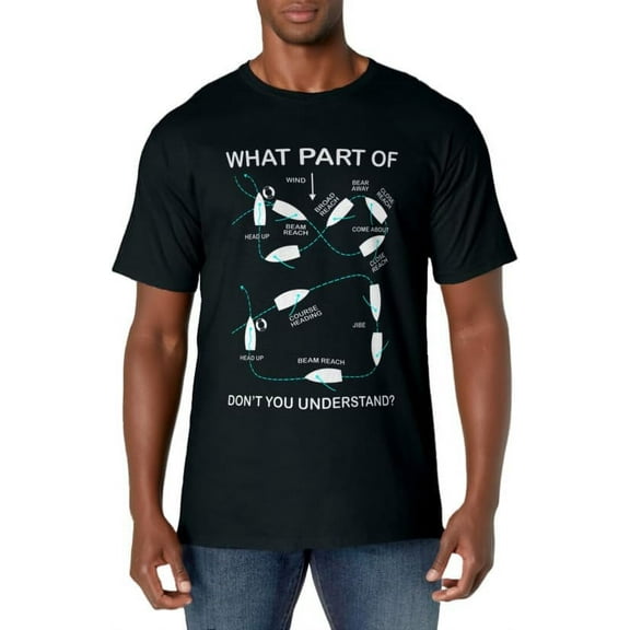 What Part Of Sailing Don't You Understand Captain Sailboat T-Shirt