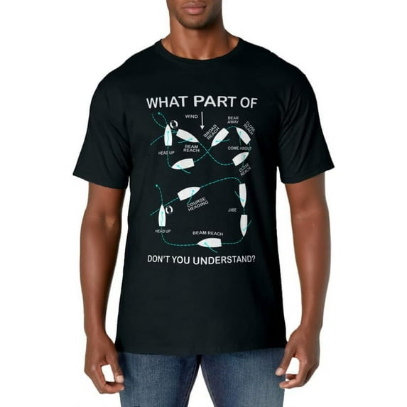 What Part Of Sailing Don't You Understand Captain Sailboat T-Shirt