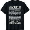 thumbnail image 1 of What Part Of The Music Notes You Don't Understand Musician T-Shirt, 1 of 4