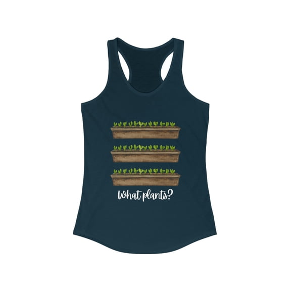 What Plants Tank, Women's Gardening Racerback Tank