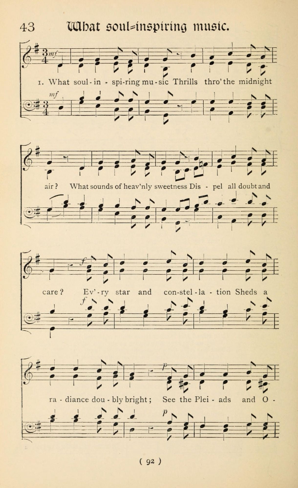 What Soul-inspiring Music 1 Christmas Carols New & Old 1850 Canvas Art - (24 x 36)