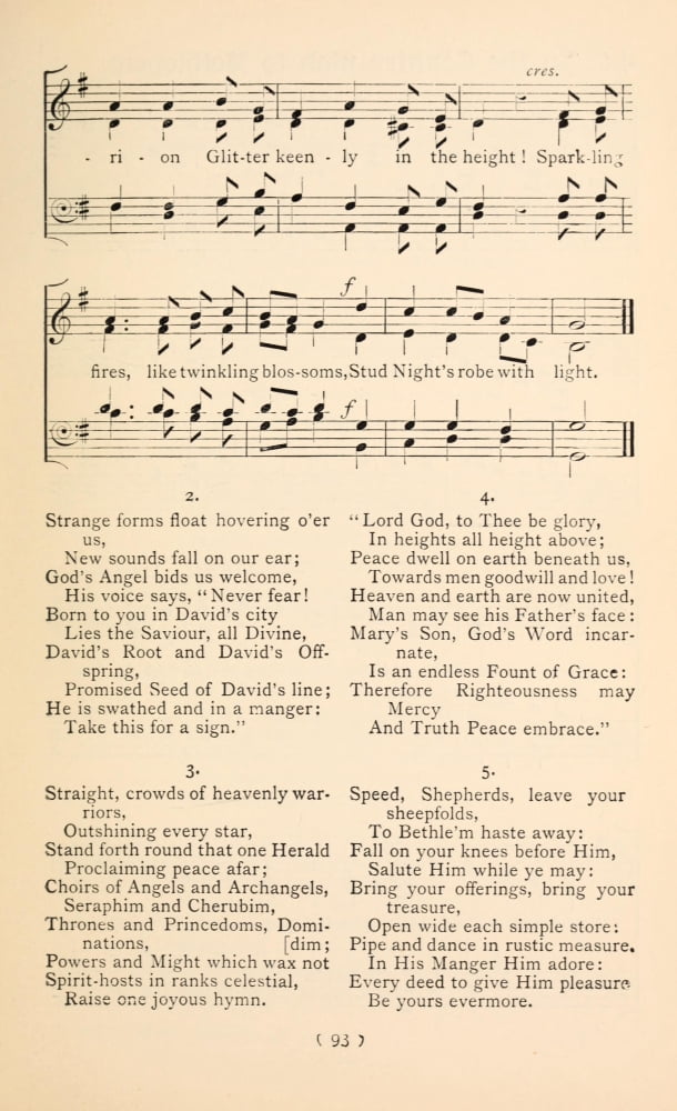 What Soul-inspiring Music 2 Christmas Carols New & Old 1850 Canvas Art - (24 x 36)