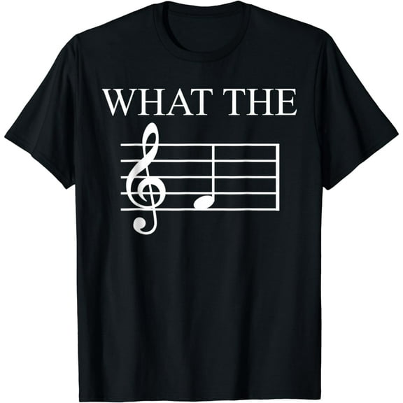 What The F Music Note T-Shirt
