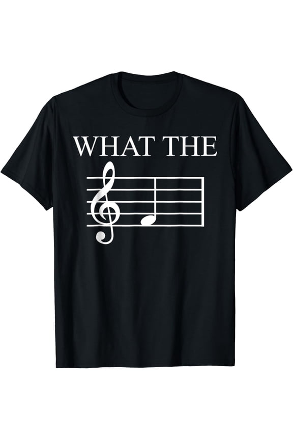 What The F Music Note T-Shirt