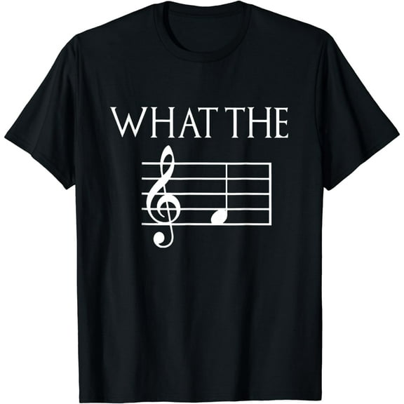 What The F Musical Note T-Shirt