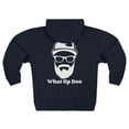 thumbnail image 1 of What Up Doe Greeting Front and Back Design Unisex Full Zip Hoodie, 1 of 3