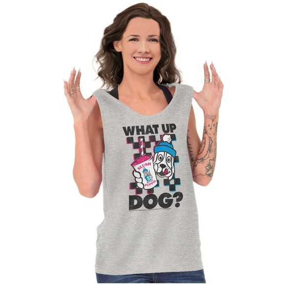 What Up Dog Vintage Slush Puppie Skater Tank Top T Shirts Men Women Brisco Brands S