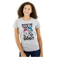 thumbnail image 1 of What Up Dog Vintage Slush Puppie Skater Women's T Shirt Ladies Tee Brisco Brands S, 1 of 3