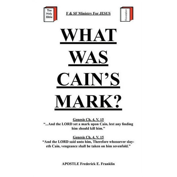 What Was Cain's Mark?, (Paperback)