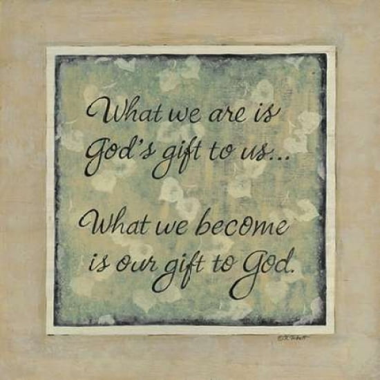 What We Are Canvas Art - Karen Tribbet (24 x 24)