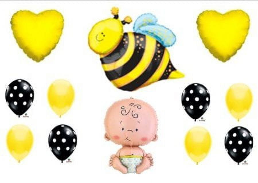 What Will It BEE Baby Shower Gender Reveal Party Balloons Decorations Supplies