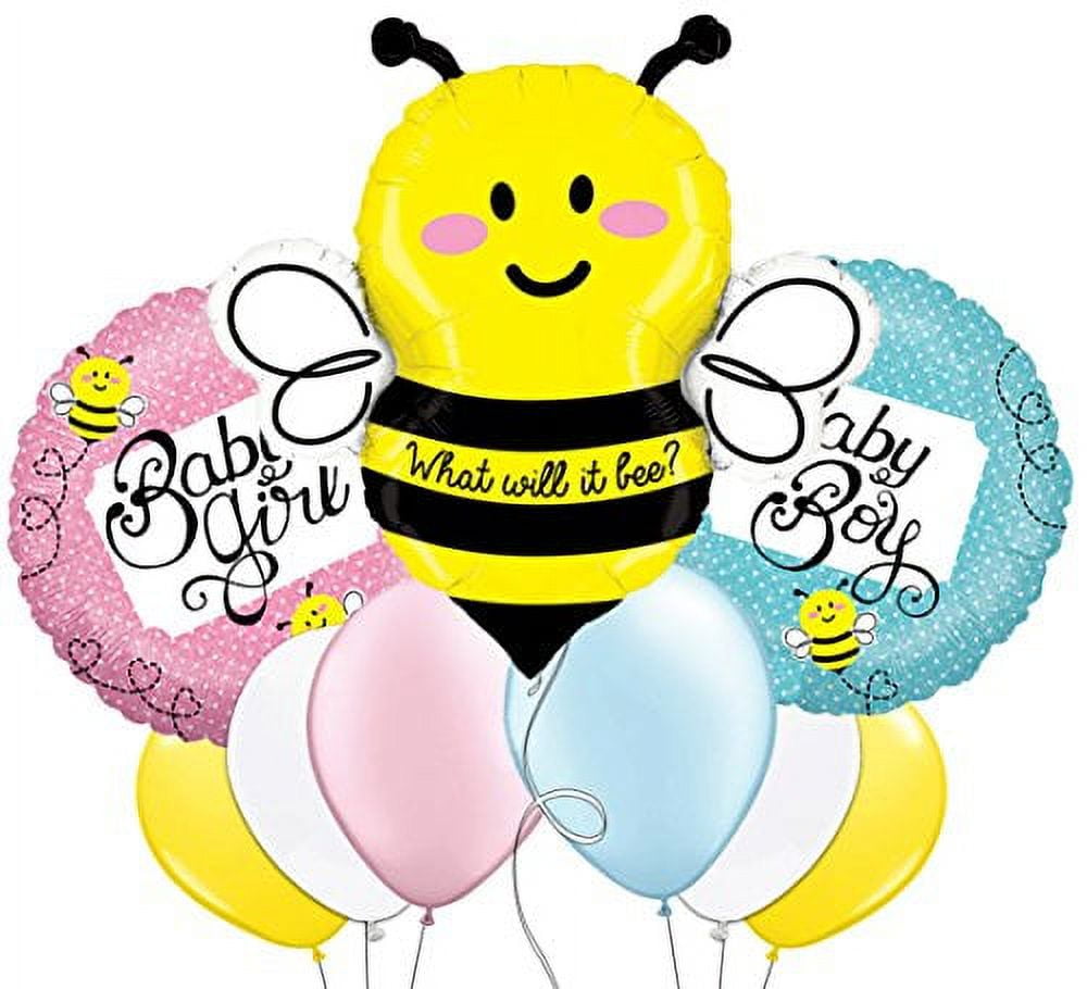 What Will It Bee Gender Reveal Baby Girl Baby Boy Bumble Bee Design ...