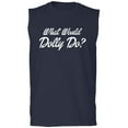 thumbnail image 1 of What Would Dolly Do? Adult Sleeveless Tee, 1 of 3