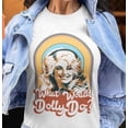 thumbnail image 1 of What Would Dolly Do Retro Country Music Graphic T-Shirt, 1 of 2