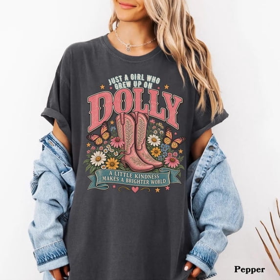 What Would Dolly Do Shirt, Dolly Vintage Cowgirl Style T-Shirt, Parton Music Fan Gift