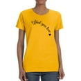 thumbnail image 1 of What You Love Quote T-Shirt Women -Image by Shutterstock, Female Medium, 1 of 4