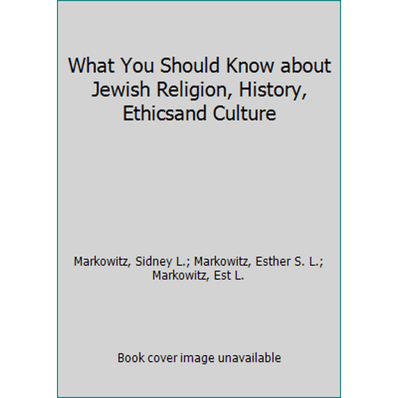 Pre-Owned What You Should Know About Jewish Religion, History, Ethics and Culture (Paperback) 0806508116 9780806508115