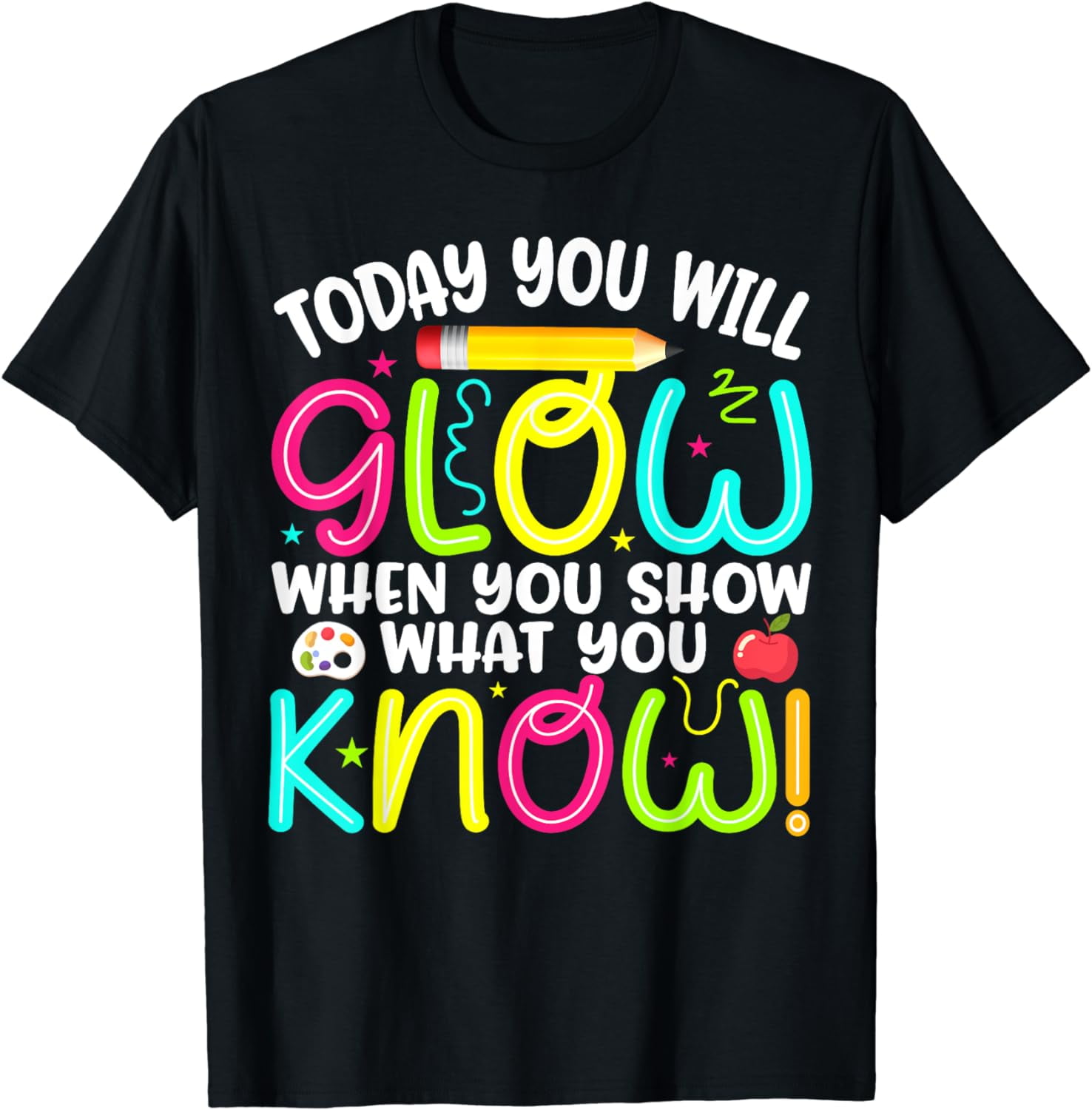 What You Show Rock The Testing Day Exam Teachers Students TShirt