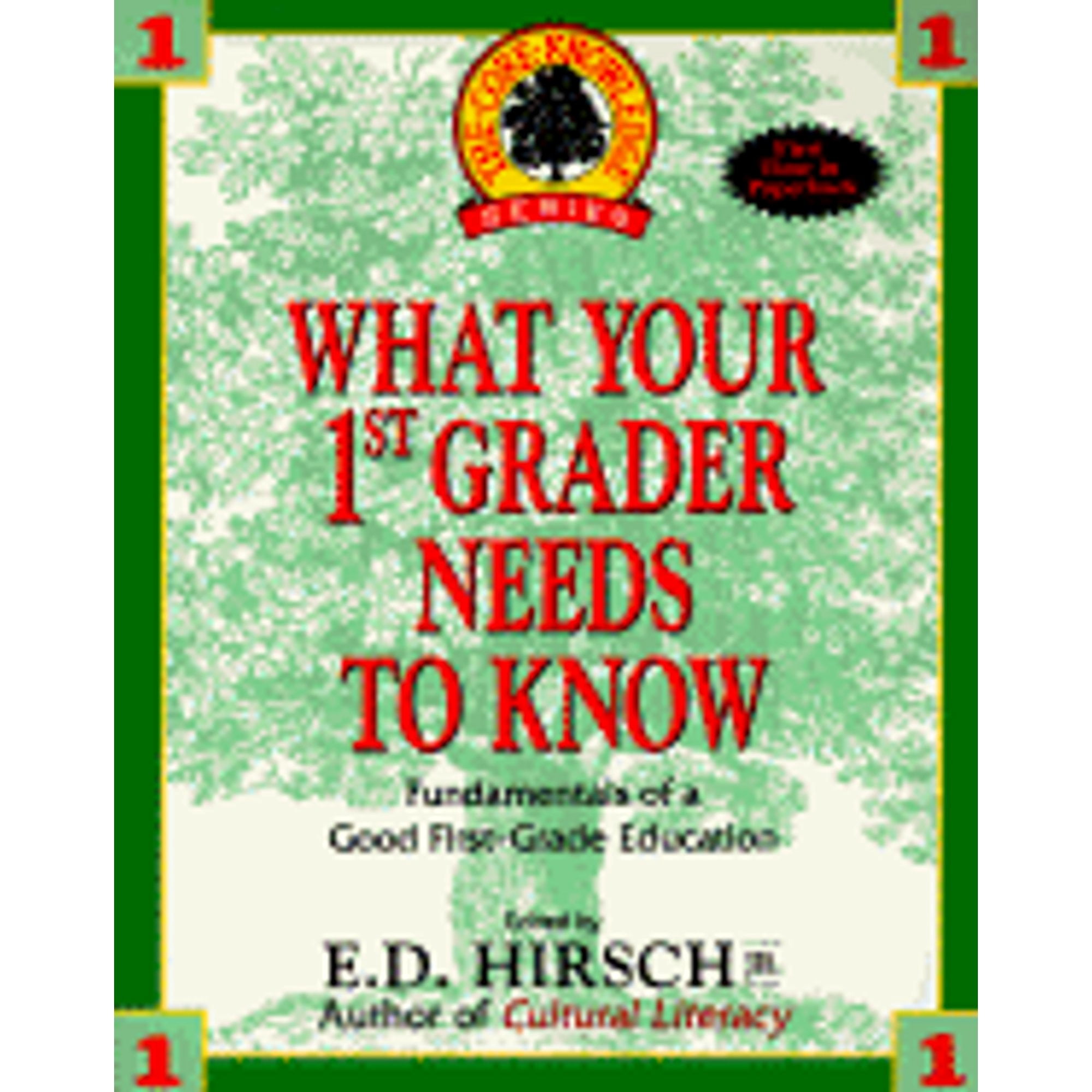 Pre-Owned What Your First-Grader Needs to Know (Paperback) 0385310269 ...