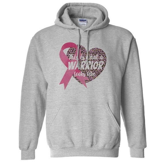 What a Warrior Looks Like Hoodie Sweatshirt Unisex 3X-Large Grey