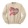 thumbnail image 1 of What a Warrior Looks Like Sweatshirt Unisex X-Large Sand, 1 of 5