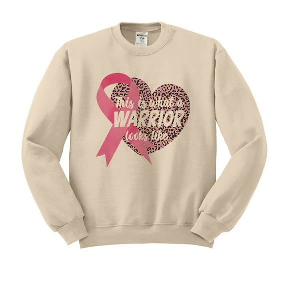 What a Warrior Looks Like Sweatshirt Unisex X-Large Sand