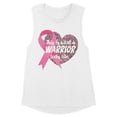 thumbnail image 1 of What a Warrior Looks Like Women's Muscle Tank 2X-Large White, 1 of 5