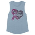 thumbnail image 1 of What a Warrior Looks Like Women's Muscle Tank Small Stonewash Denim, 1 of 5